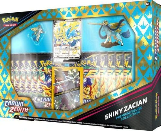 Pokémon Crown Zenith Shiny Zacian Premium Figure Collection