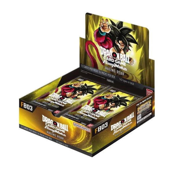 Dragon Ball Fusion World FB03 Raging Roar Booster Box