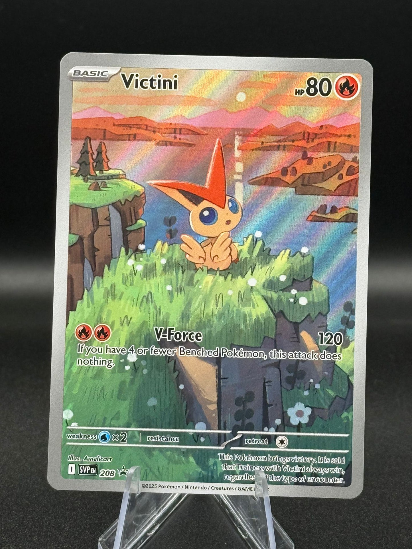 Victini Promo Victini Collection Black Bolt & White Flare #208