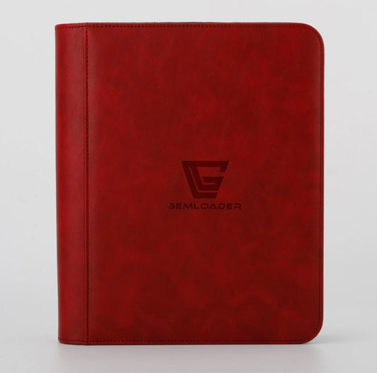 GEMLOADER Premium 3''X4'' toploader fit collector's binder [112 pockets 2X2]