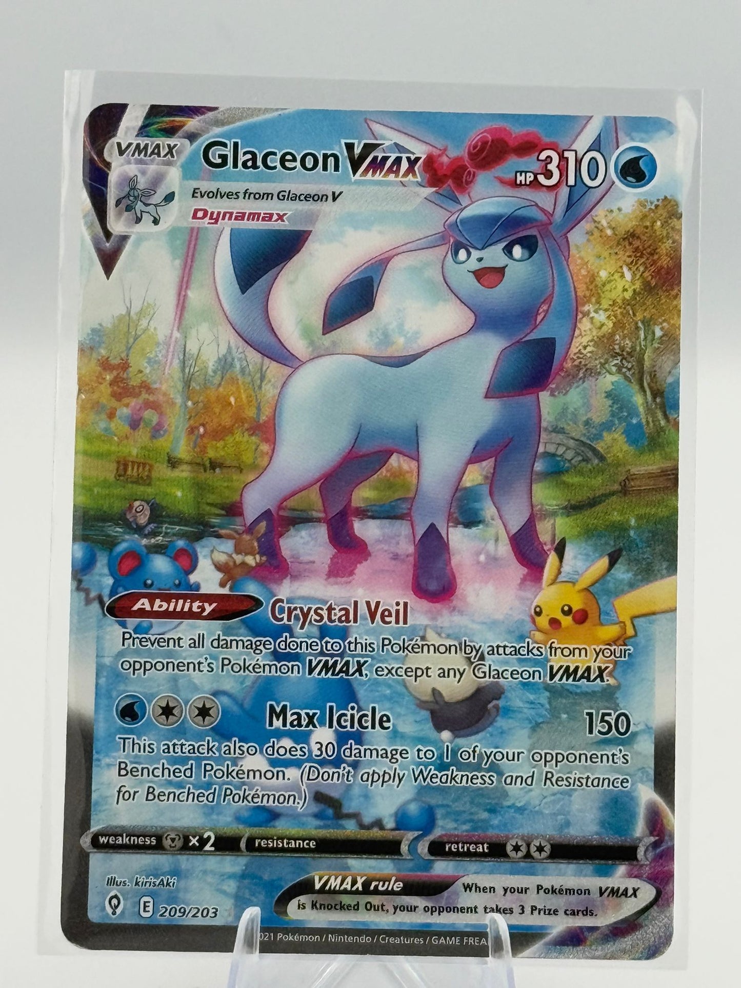 Glaceon VMAX #209 Evolving Skies