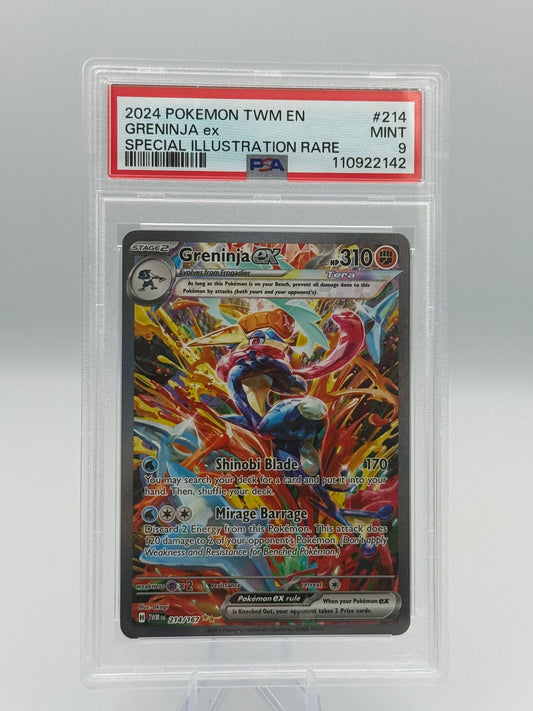 Greninja #214 Twilight Masquerade PSA 9