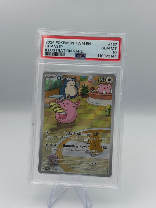 Chansey #187 Twilight Masquerade PSA 10