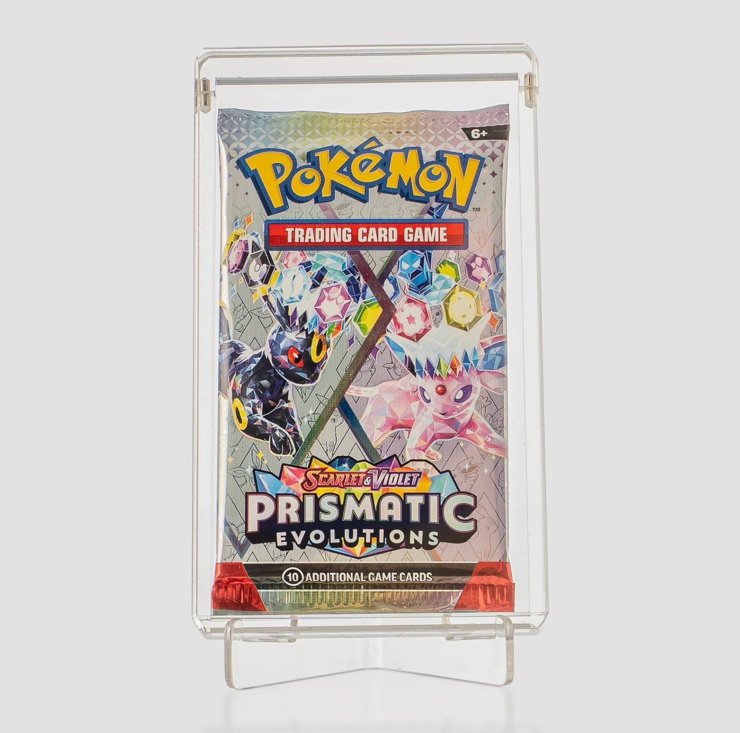 GEMLOADER Acrylic Case Display for Booster Packs - Single Pack (Compatibility with our Graded Card Binder page)
