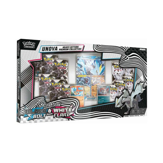 Black bolt and White flare Unova Heavy Hitters Premium Collection