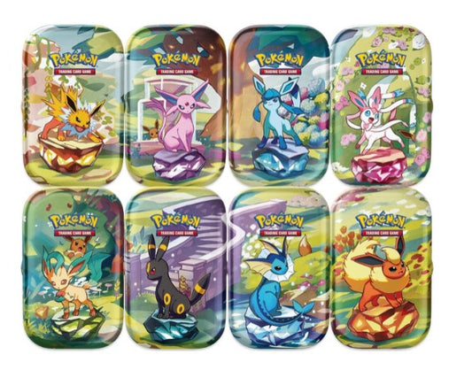Pokemon Prismatic Evolutions Mini Tin